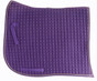 Purple Swallow-Tail (aka: Swan Tail) with Gold Piping/Trim | PRI Dressage Saddle Pad with Equu-Felt