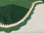 Zoom to view the color and detail of this Hunter Green Horse Bonnet with Light Silver/White Rope Cord