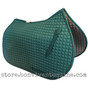 Pine Forest Green All-Purpose Saddle Pad with Hunter Green Piping.