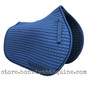 Coast Blue All-Purpose Saddle Pad with Black Piping.