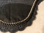 Black Horse Bonnets | Fly Veil | with Bling and #7 Black Rope/Cord Trim