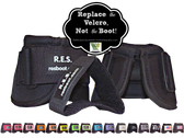 Each set of bell boots comes with two black Velcro® straps.  Additional Velcro Sold Sep. for your perfect bell boot color.