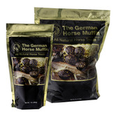 German Horse Muffins - Packaged in a resealable bag.