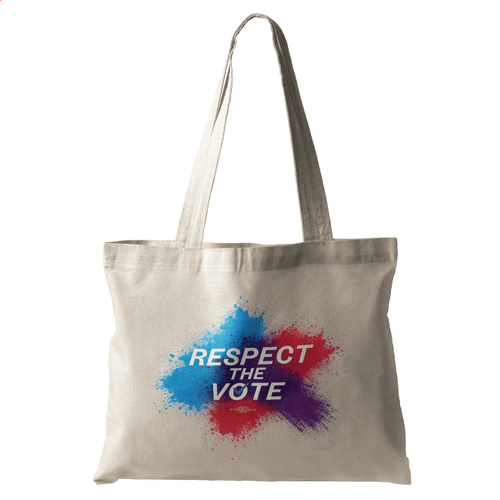 Respect the Vote (Natural Canvas Tote)