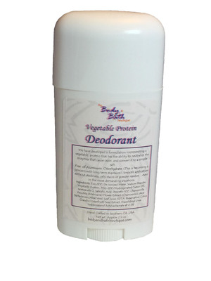 tube of vegetable protein deodorant all natural