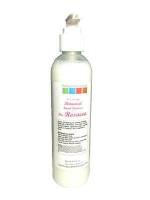 Bottle of our Botanical Facial Cleanser for Rosacea