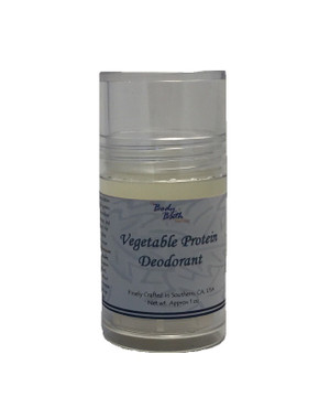 tube of vegetable protein deodorant all natural