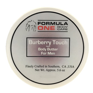 tub of burberry touch body butter men lotion