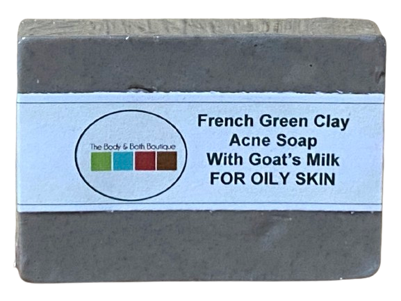 Glycerine Soap w/ Goat's Milk - French Green Acne