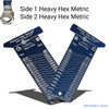 SIDE 1 - Heavy Hex Metric - SIDE 2 - Heavy Hex Metric