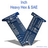 SIDE 1 - Heavy Hex Inch - SIDE 2 SAE Inch