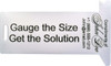Laser-engraved HexSizer back: Gauge the Size, Get the Solution.