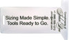 Laser-engraved HexSizer back: Sizing Made Simple. Tools Ready to Go.