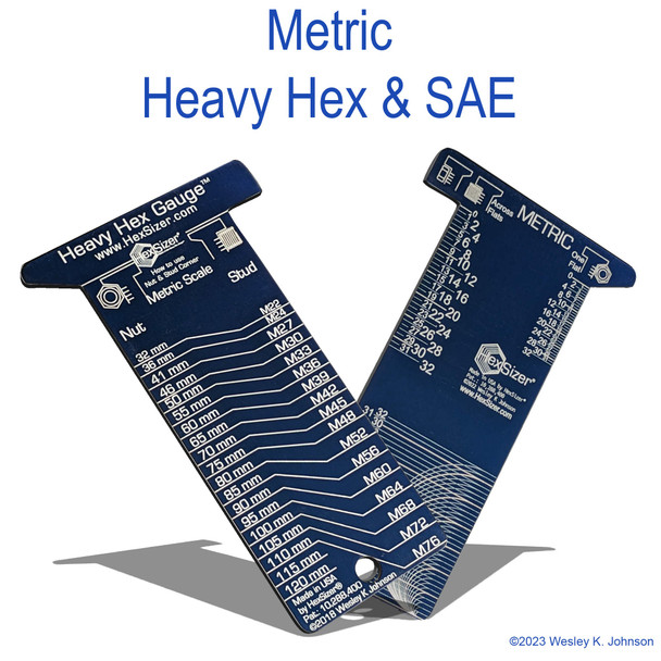 This version has Metric Heavy Hex on front and Metric SAE on back. This version has Metric Heavy Hex on front and Metric SAE on back.