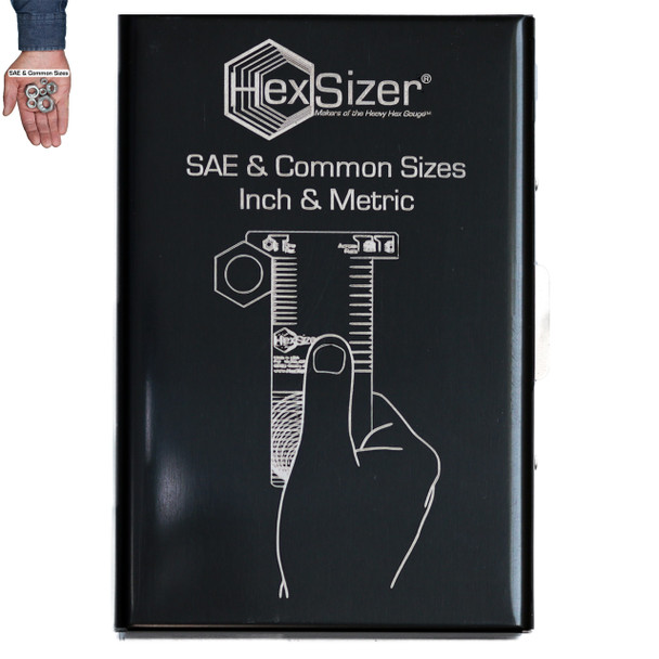 Comes with a really nice thin metal case to store it all in.