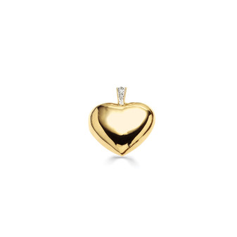 18ct Gold-plated Heart Pendant  