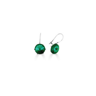 Spirit Of A Woman Emerald Drop Earrings 