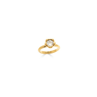 18ct Gold Vermeil Floral Sentiments Ring   - Please allow 10 -15 working days for manufacturing.