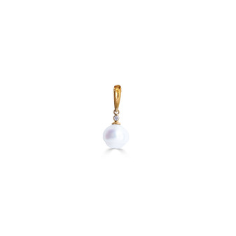 18ct Gold Vermeil Petite Pearl Pendant