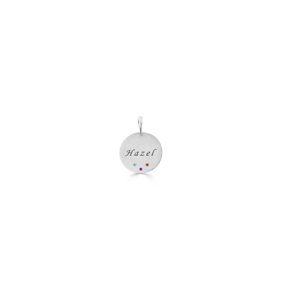 Sterling Silver 925 Petite Disc Pendant