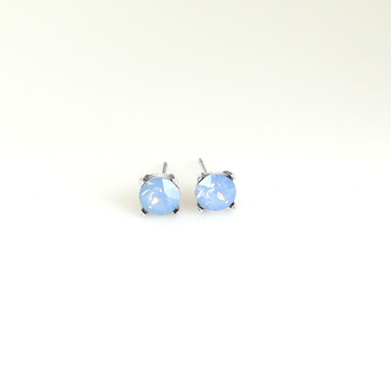 Air Blue Opal Stud Earrings