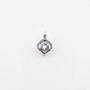 Square filigree pendant with a classic Swarovski® Crystal centre