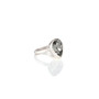 Black Diamond Teardrop  Ring