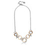 18ct Gold-plated Two-tone Crystal Necklace