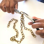 18ct Gold-plated Bold Oval Chain