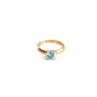 Endless Summer Aquamarine Gold Vermeil Ring   - Please allow 10 -15 working days for manufacturing. 