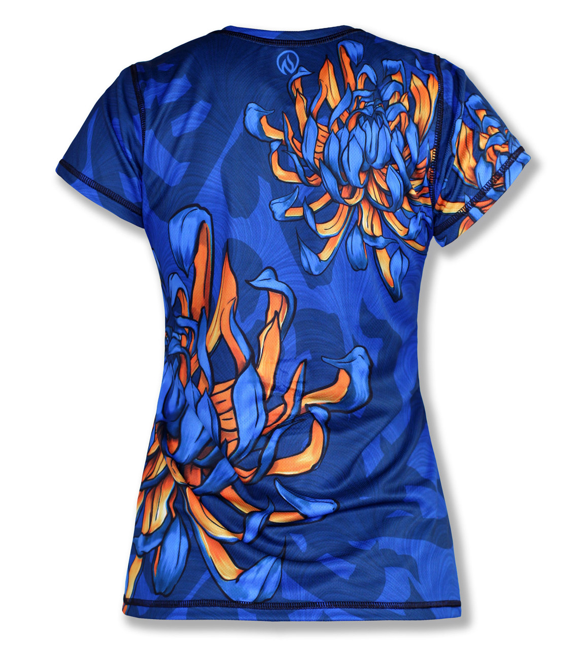 INKnBURN Women's Bloom Tech Shirt for running marathons, ultras or gym ...