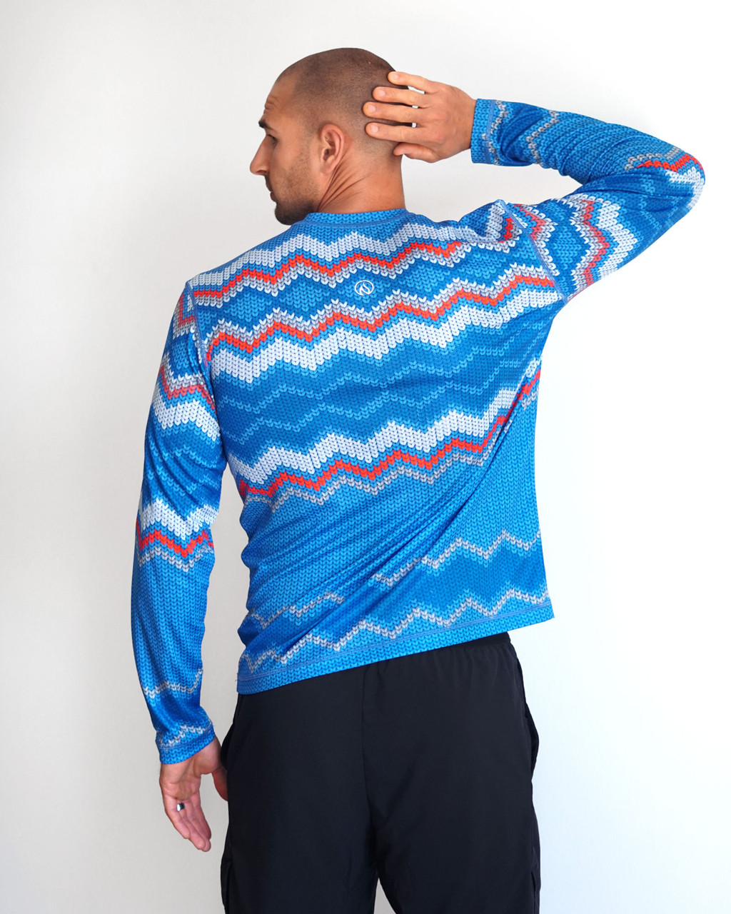 INKnBURN Men's Fast Cookie Long Sleeve Tech Shirt