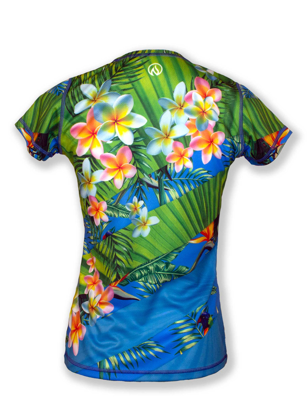 INKnBURN Women's Aloha Tech Shirt for running, workouts and golf