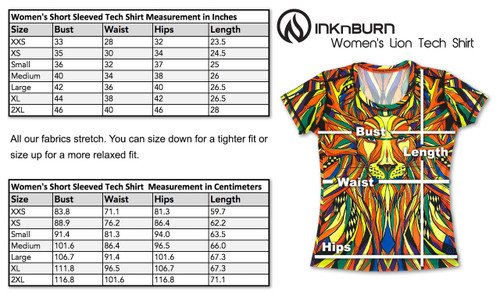 Inknburn Size Chart