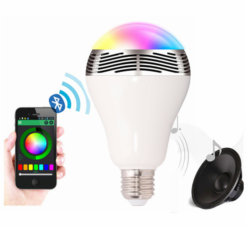 Smart LED Light Bulb with APP control and Bluetooth Speaker - JAOYEH
