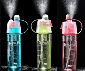 Customised Sport Cycling Mist Spray Water Bottle 600ml