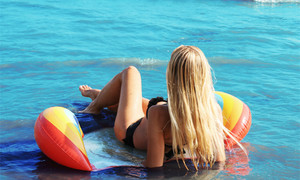 Funky Fruit Floating Inflatable Swimming  Air Bed 