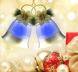Christmas Colour Changing Light Up Music Bell