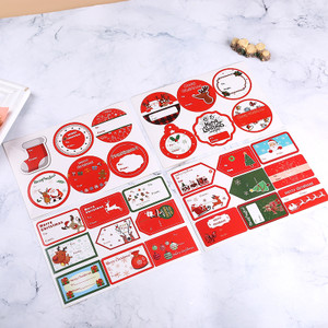 30pcs Christmas gift packaging stickers collection