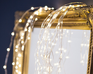 20 LED Battery Micro Rice Wire Copper Fairy String Lights (Pack of 6)