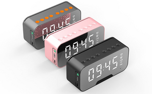 Clock Bluetooth Speaker with FM and alarm