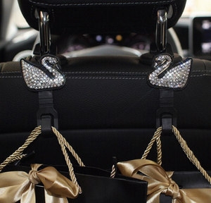 Blinking Rhinestone Car Seat Hooks Hanger(Pack of 2)