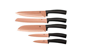 Rose Gold knife set 5pcs