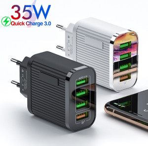 4USB fast charging plug