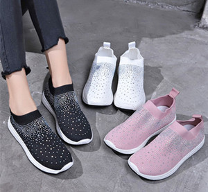 Crystal Shiny Sock Sneakers