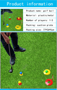   Children's golf metal cue parent-child outdoor toy sports suit
