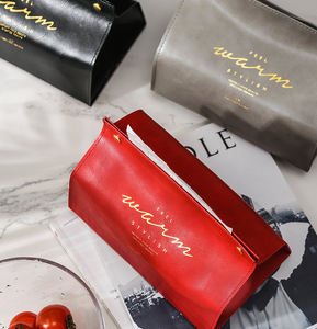 Nordic Style PU Leather Tissue Box