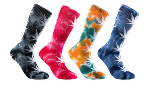 Marble Print Tie Dye Socks