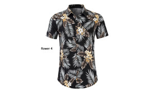 Hawaiian shirt print shirt-LA