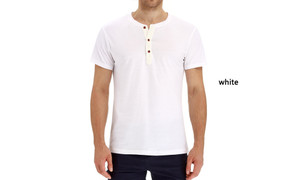Explosive round neck short sleeve men's t-shirt-LA